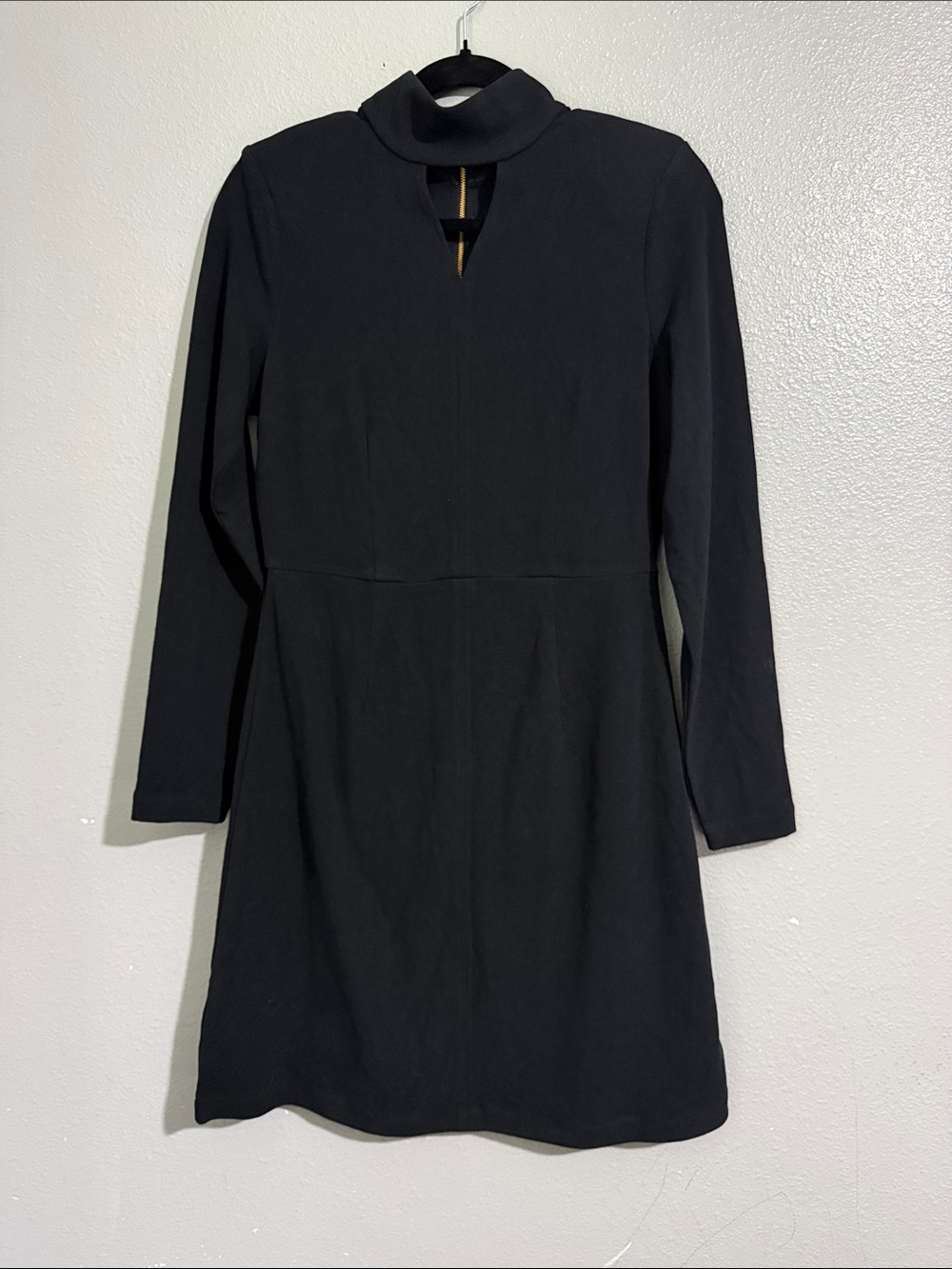 CAbi Black long sleeve dress